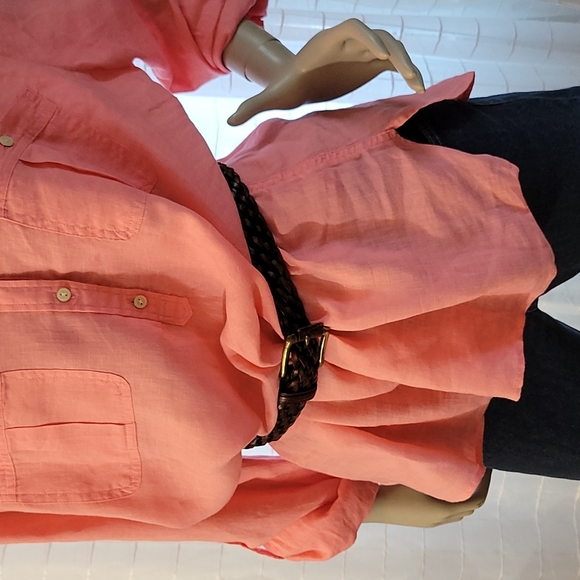 Talbott 100% Linen shirt - Picture 4 of 6